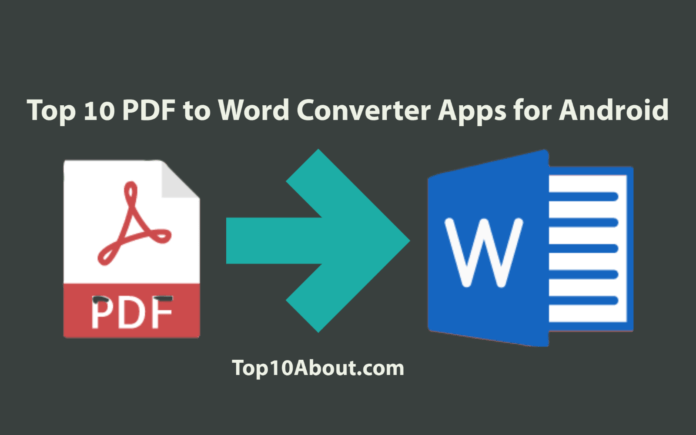 free pdf to word converter app